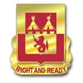 thumbnail image 1 of 3.8 Inch Army 183rd Field Artillery Division Unit Crest Vinyl Transfer Decal, 1 of 1
