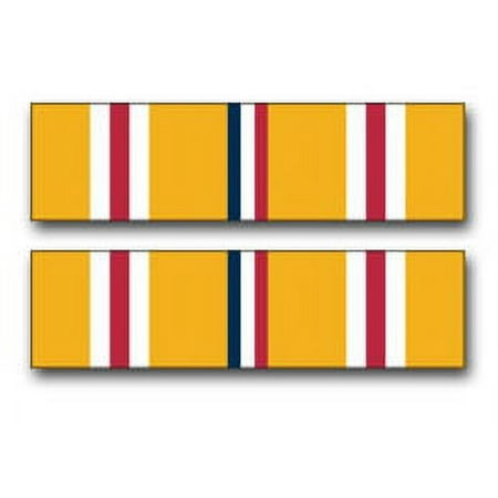 3.8 Inch Army Asiatic -Pacific Campaign Medal Ribbon Vinyl Transfer Decal