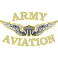 thumbnail image 1 of 3.8 Inch Army Aviation Decal Sticker, 1 of 1