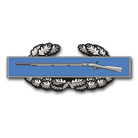 3.8 Inch Army Combat Infantry Badge (CIB) 1st Award Vinyl Sticker