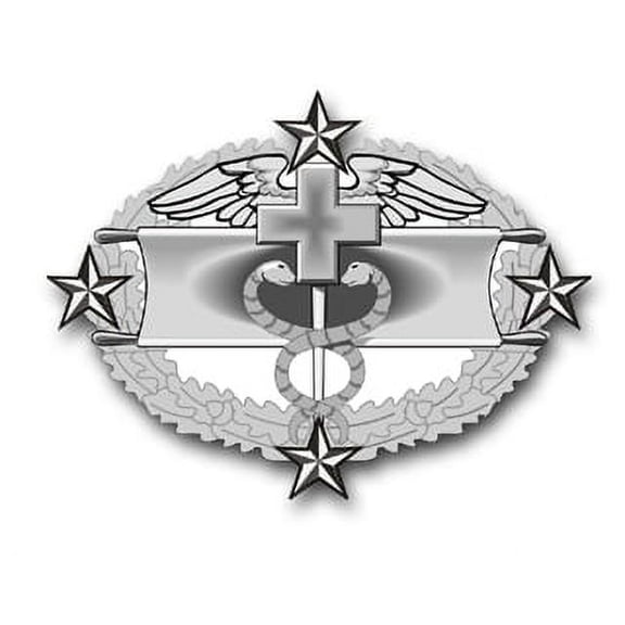 3.8 Inch Army Combat Medical Fifth Award Badge Vinyl Transfer Decal