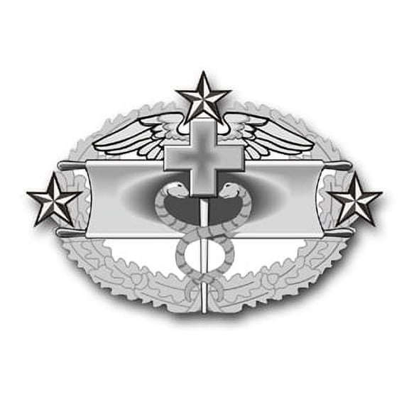 3.8 Inch Army Combat Medical Fourth Award Badge Vinyl Transfer Decal