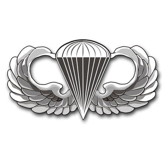3.8 Inch Army Jump Wings Vinyl Transfer Decal