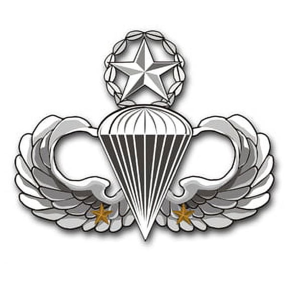 3.8 Inch Army Master 2 Combat Jump Wings Decal