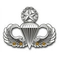thumbnail image 1 of 3.8 Inch Army Master 4 Combat Jump Wings Vinyl Transfer Decal, 1 of 1