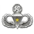thumbnail image 1 of 3.8 Inch Army Master 5 Combat Jump Wings Vinyl Transfer Decal, 1 of 1