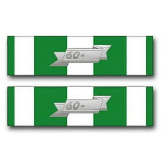 3.8 Inch Army Republic Of Vietnam Campaign Ribbon Vinyl Transfer Decal