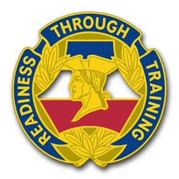 3.8 Inch Army Reserve Training Center Unit Crest Vinyl Transfer Decal