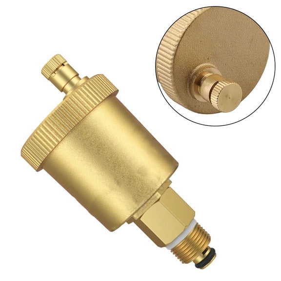 3/8 Inch Automatic Air Vent Valve, Automatic Air Bleed,for Hot Water Radiators YIWEI
