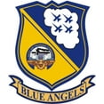 thumbnail image 1 of 3.8 Inch Blue Angels Decal Sticker, 1 of 1