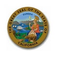 thumbnail image 1 of 3.8 Inch California State Seal Vinyl Transfer Decal, 1 of 1