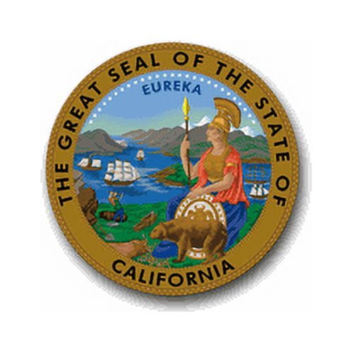 3.8 Inch California State Seal Vinyl Transfer Decal