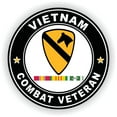 thumbnail image 1 of 3.8 Inch Combat Veteran 1st Cavalry with Vietnam Campaign Ribbons, 1 of 1