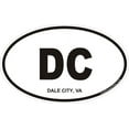 thumbnail image 1 of 3.8 Inch Dale City Virginia Oval Decal, 1 of 1
