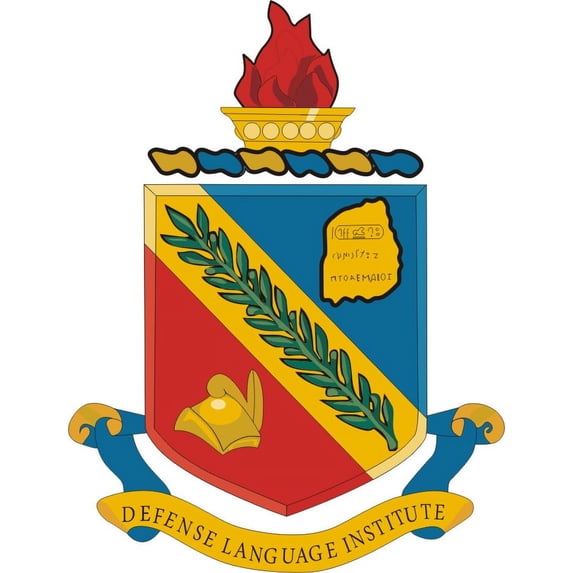 3.8 Inch Defense Language Institute Decal Sticker