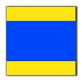 thumbnail image 1 of 3.8 Inch Delta Signal Flag Sticker Decal, 1 of 1
