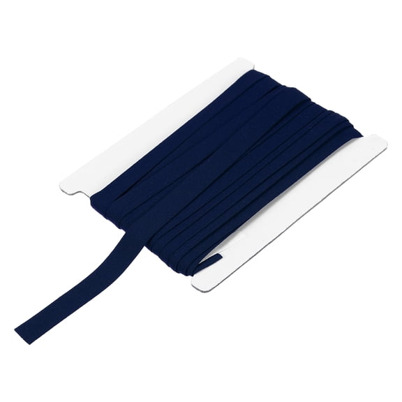 3/8 Inch Double Fold Bias Tape Continuous Bulk Bias Tape Navy Blue 6 Yards