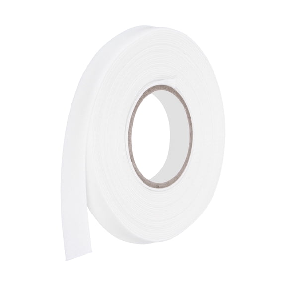 3/8 Inch Double Fold Bias Tape Polyester Continuous Bulk Bias Tape for Sewing, Seaming Quilting Hemming Binding Crafts (White 6 Yards)