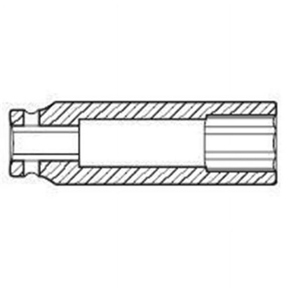 3/8 Inch Drive 6 Point Deep Impact Socket - 1 Inch