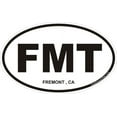 thumbnail image 1 of 3.8 Inch Fremont California Oval Decal, 1 of 1