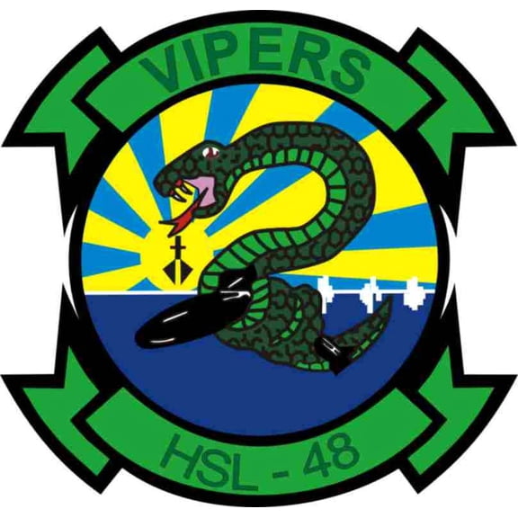 3.8 Inch HSL-48 'Vipers' Patch Decal