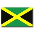 thumbnail image 1 of 3.8 Inch Jamaica Flag Vinyl Transfer Decal, 1 of 1