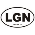 thumbnail image 1 of 3.8 Inch Laguna California Oval Decal, 1 of 1