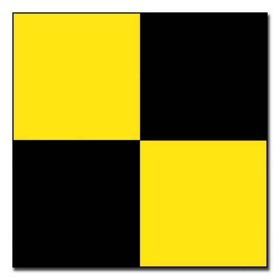3.8 Inch Lima Signal Flag Sticker Decal