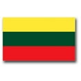 thumbnail image 1 of 3.8 Inch Lithuania Flag Vinyl Transfer Decal, 1 of 1