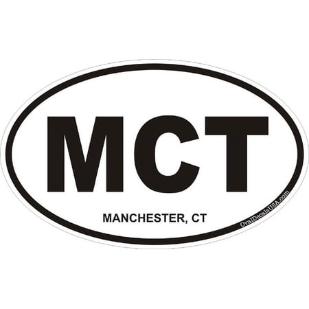 3.8 Inch Manchester, Connecticut Decal Sticker