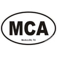 thumbnail image 1 of 3.8 Inch McAllen Texas Oval Decal, 1 of 1