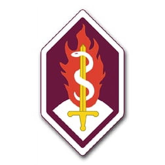 3.8 Inch Medical Services Command Patch Vinyl Transfer Decal