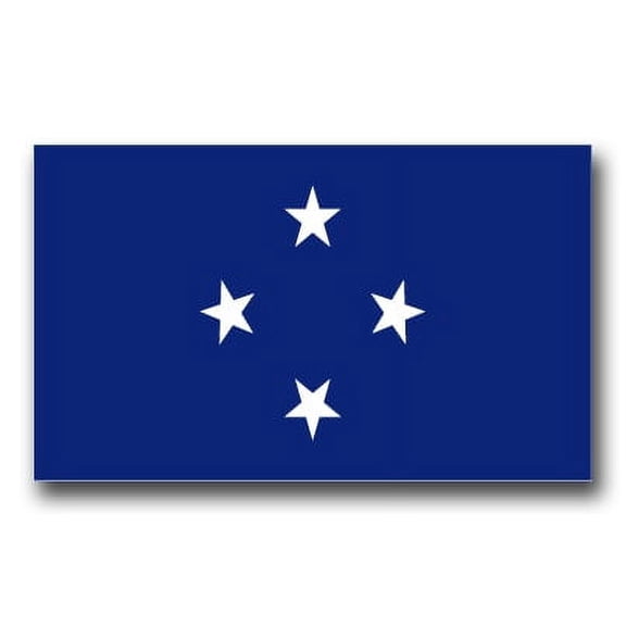 3.8 Inch Micronesia Flag Vinyl Transfer Decal