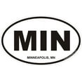 thumbnail image 1 of 3.8 Inch Minneapolis Minnesota Oval Decal, 1 of 1