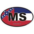 thumbnail image 1 of 3.8 Inch Mississippi State Decal Sticker, 1 of 1