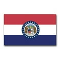 thumbnail image 1 of 3.8 Inch Missouri State Flag Vinyl Transfer Decal, 1 of 1