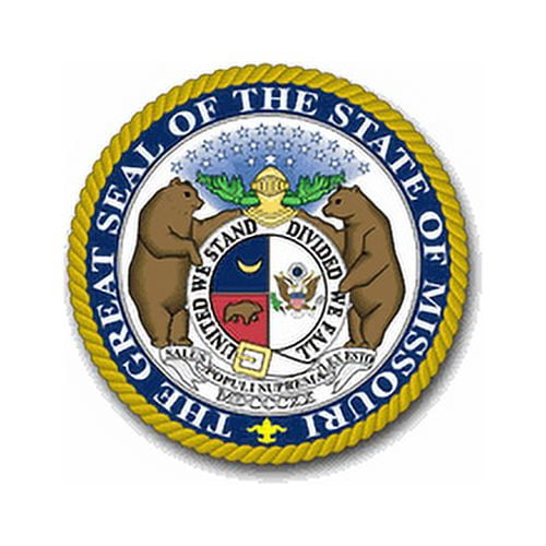 3.8 Inch Missouri State Seal Vinyl Transfer Decal