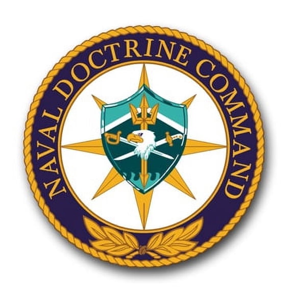 3.8 Inch Naval Doctrine Command Vinyl Transfer Decal