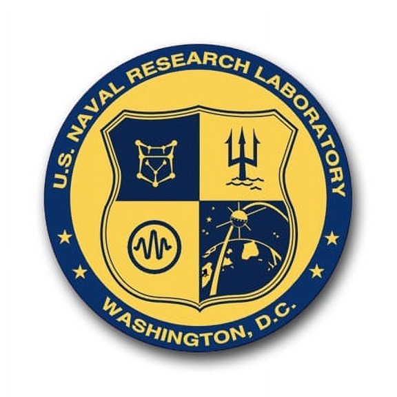 3.8 Inch Naval Research Laboratory Logo Vinyl Transfer Decal