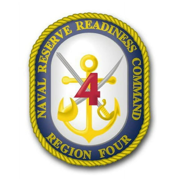 3.8 Inch Naval Reserve Readiness Command Vinyl Transfer Decal