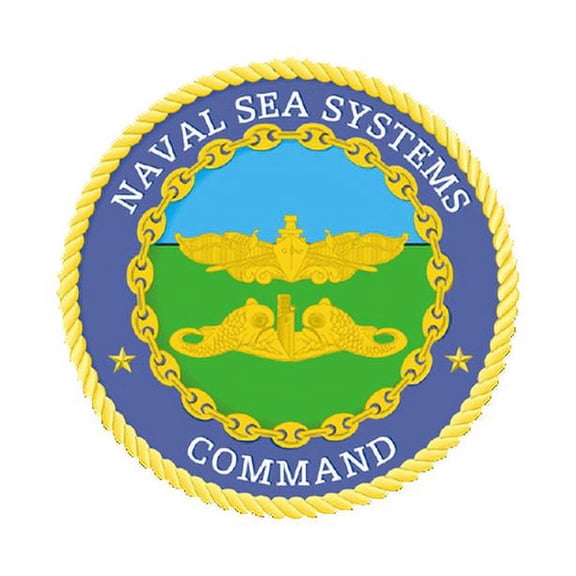3.8 Inch Naval Sea Systems Command Vinyl Transfer Decal