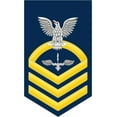 thumbnail image 1 of 3.8 Inch Navy Chief Gold E-7 Aviation Antisubmarine War Technician AX Decal Sticker, 1 of 1