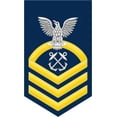 thumbnail image 1 of 3.8 Inch Navy Chief Gold E-7 Boatswain's Mate BM Decal Sticker, 1 of 1