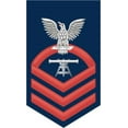 thumbnail image 1 of 3.8 Inch Navy Chief Red E-7 Fire Control Technician FT Decal Sticker, 1 of 1