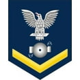 thumbnail image 1 of 3.8 Inch Navy Gold E-4 Boiler Technician BT Decal Sticker, 1 of 1