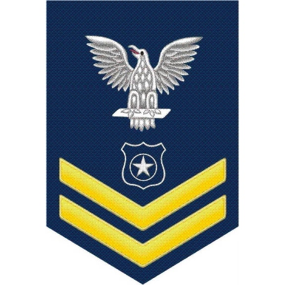 3.8 Inch Navy Gold E-5 Master At Arms MA Decal Sticker