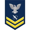 thumbnail image 1 of 3.8 Inch Navy Gold E-5 Missile Technician MT Decal Sticker, 1 of 1
