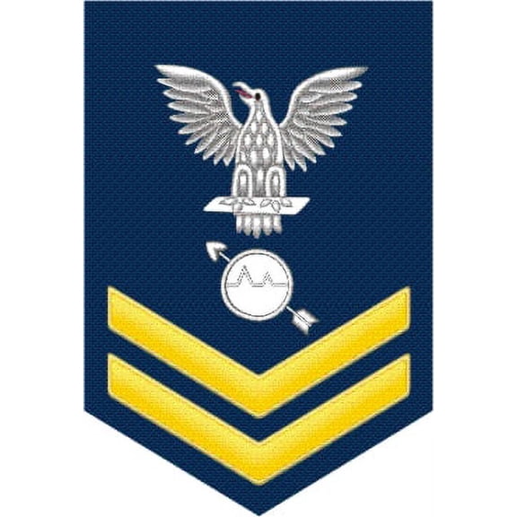 3.8 Inch Navy Gold E-5 Operations Specialist OS Decal Sticker