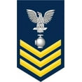 thumbnail image 1 of 3.8 Inch Navy Gold E-6 Utilitiesman UT Decal Sticker, 1 of 1