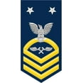 thumbnail image 1 of 3.8 Inch Navy Master Chief Gold E-9 Aviation Structural Mechanic AM Decal Sticker, 1 of 1